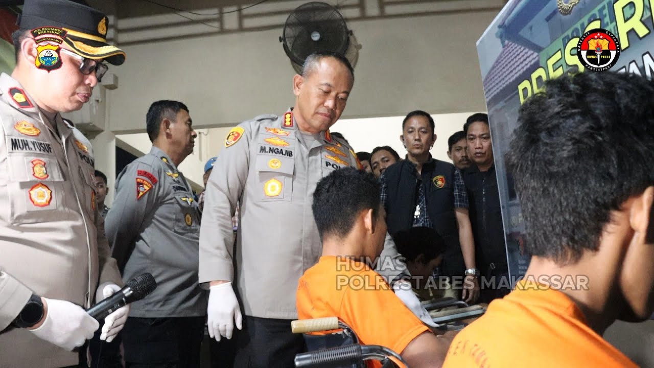 Polsek Tamalanrea Berhasil Meringkus 3 Pelaku Curanmor Beraksi 36 TKP