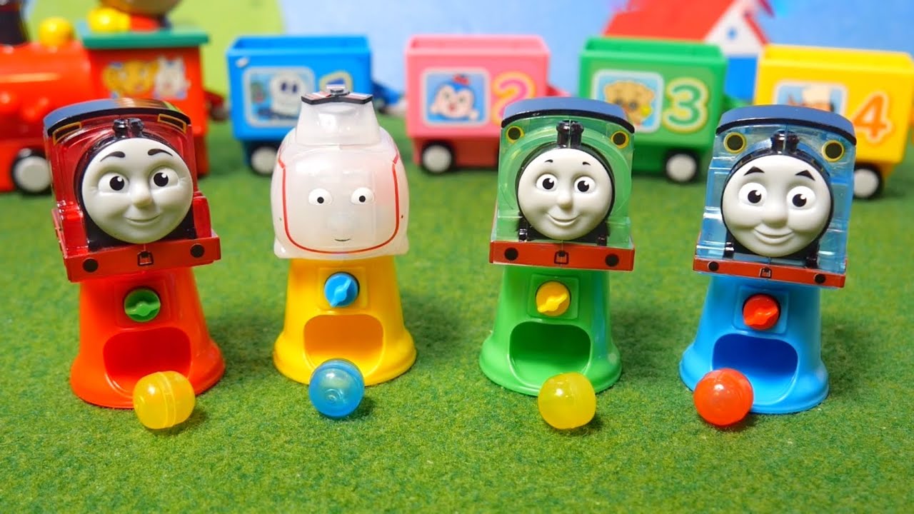 きかんしゃトーマス ガチャミニマシンで遊ぶよ！