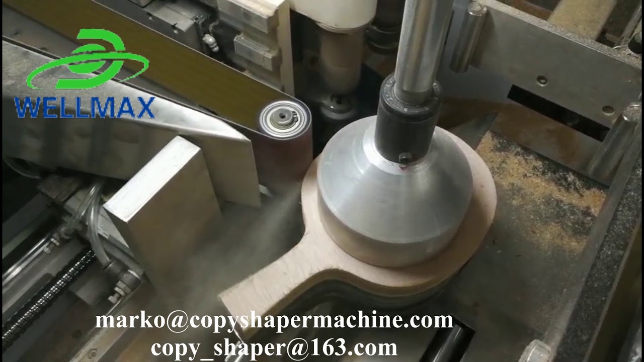 CNC wood copy milling machine for table tennis blade making