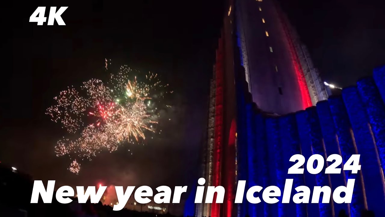Reykjavik City FireworksTour GO PRO ICELAND NEW YEAR 2024