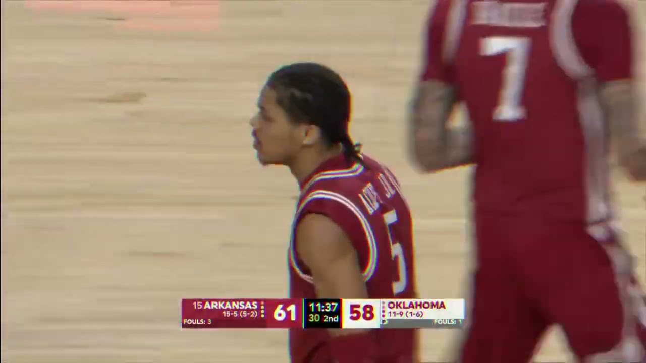 #15 Arkansas 83 @ Oklahoma 79 Highlights from 1-27-26. #Arkansas #WPS #Hogs #Razorbacks #SEC #hoops