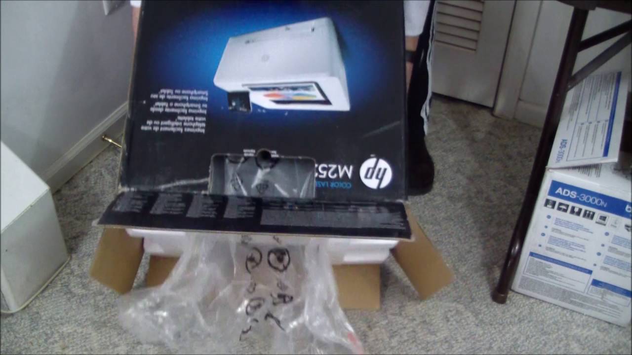 HP Color LaserJet Pro M252dw Unboxing & Setup