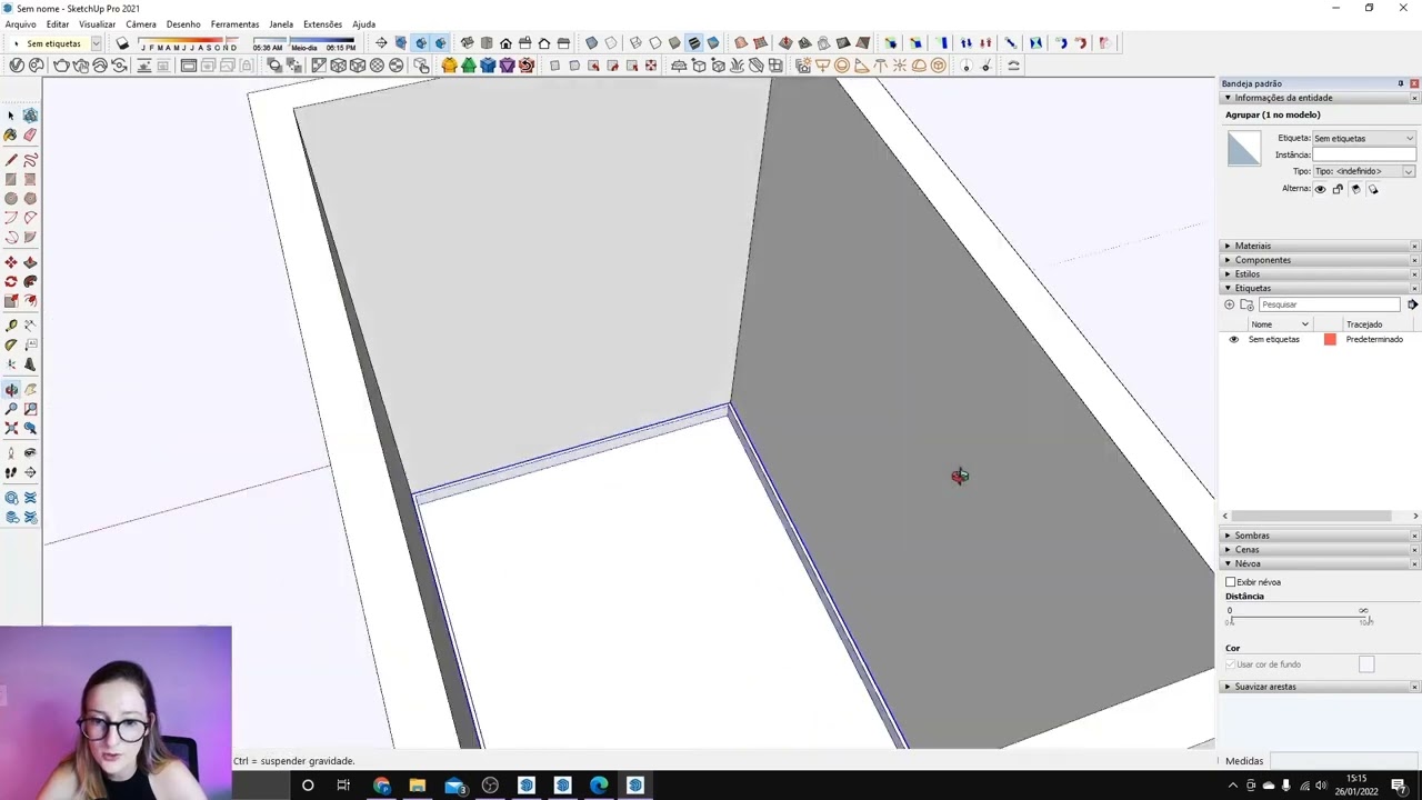 Curso de SketchUp 2022 - Aula 11/23 - Ferramenta Follow Me