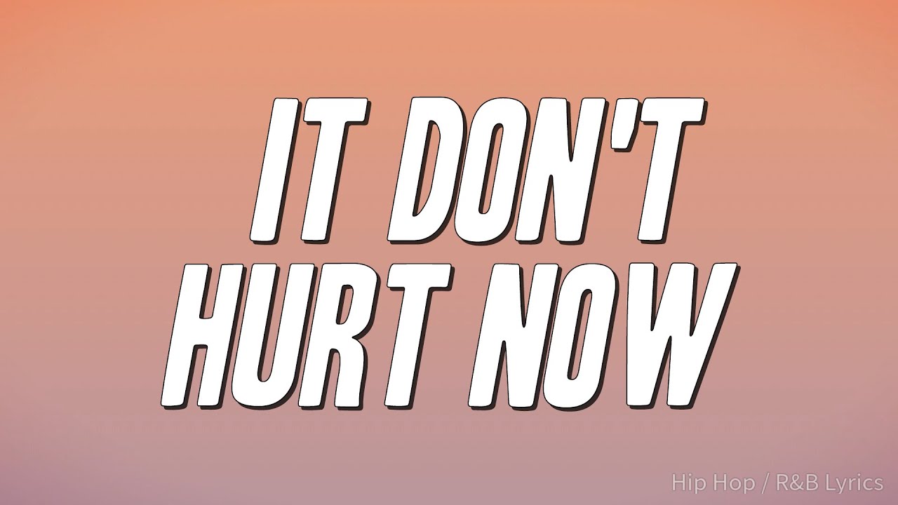 Teddy Pendergrass - It Don't Hurt Now (Lyrics)