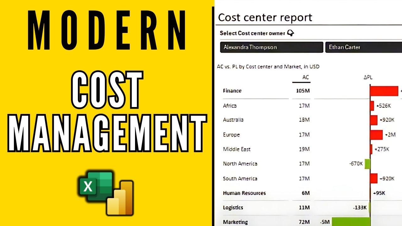 Современное управление затратами с Power BI и Excel