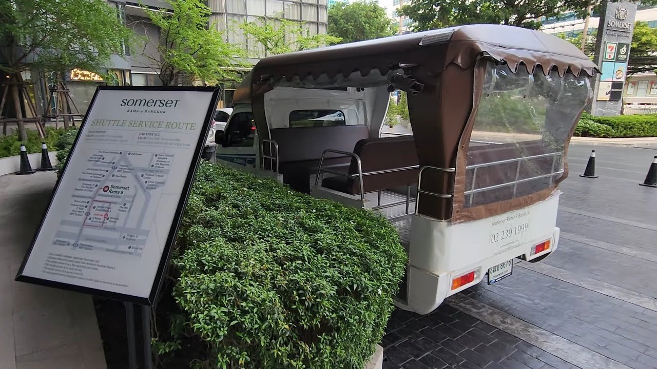 Full Tour of Somerset Residences Rama 9 Serviced Residence Bangkok Thailand