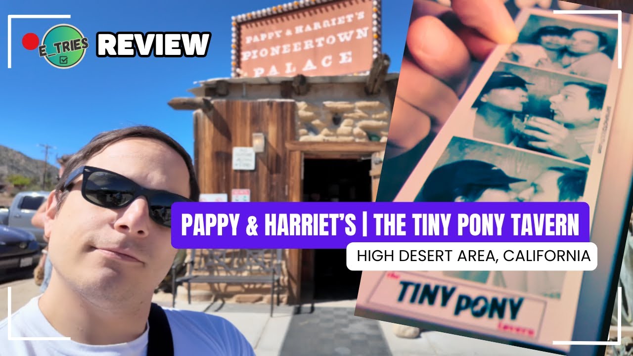 🌵 California Desert Vibes: A Pappy & Harriet’s + Tiny Pony Tavern Adventure! 🍸🌭