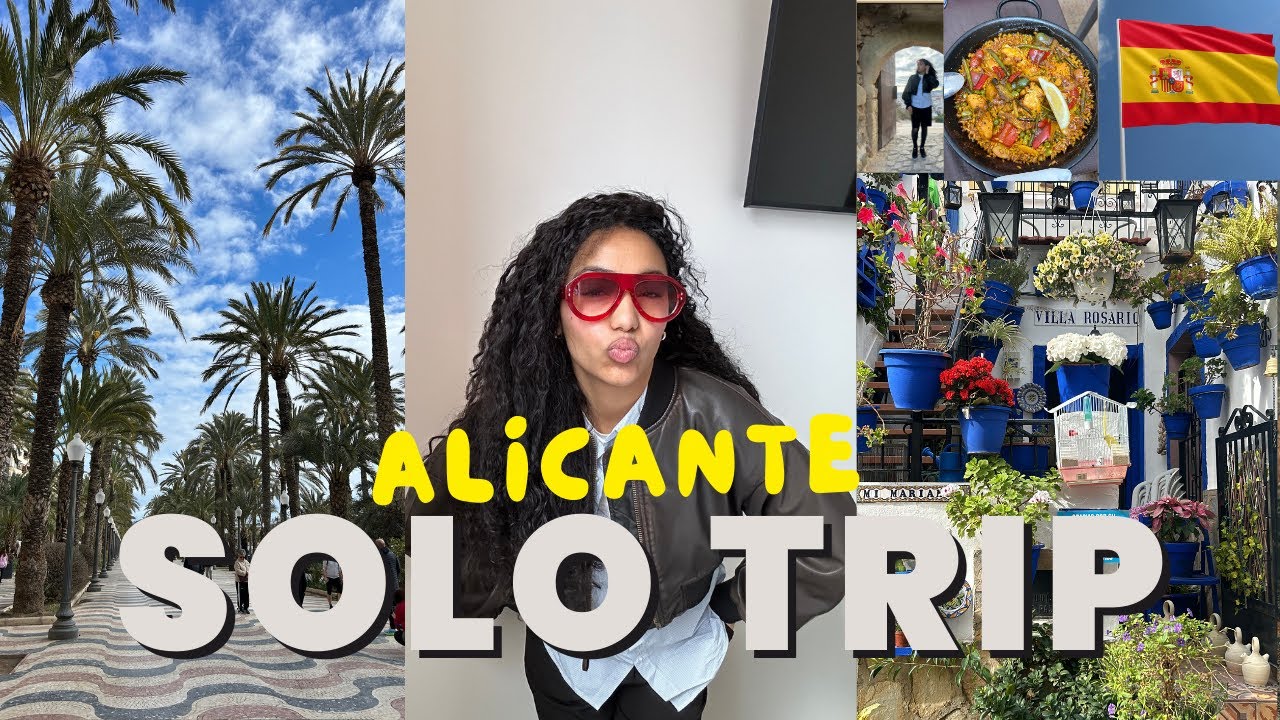 Mon premier solo trip, Birthdaycation à Alicante ( Vlog, restaurant, anniversaire)