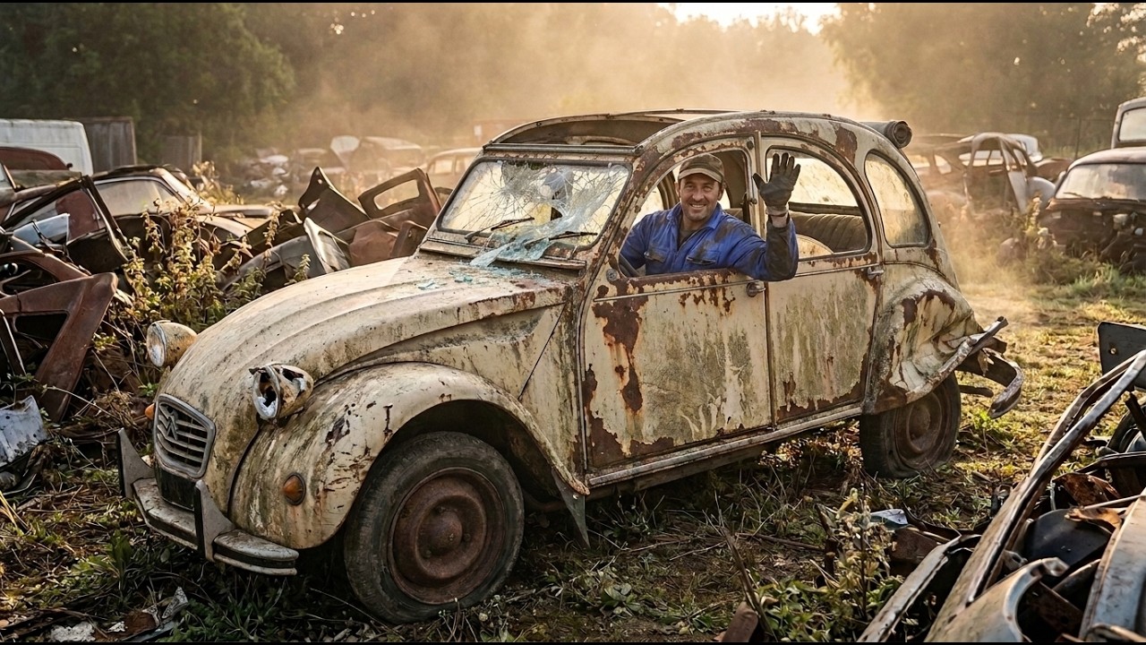 Citro&euml;n 2CV Saved from the Scrapyard | Rust to Showroom Restoration | 4K ASMR