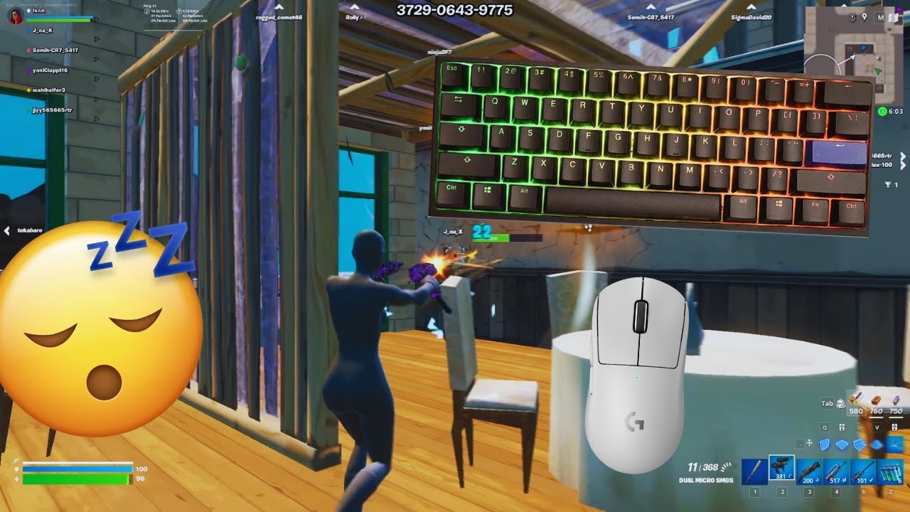 Ducky One 2 Mini ASMR Chill 😴 Tilted Zone Wars Satisfying Fortnite GamePlay!