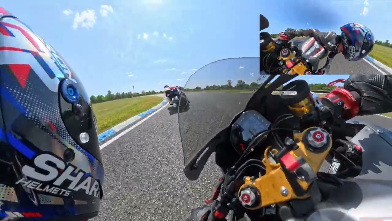 Insta360 X5 test sur Piste v2. L objectif c'est de trouver le meilleur compromis visuel