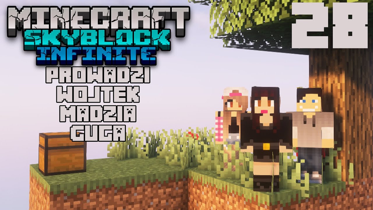 Minecraft Skyblock Infinity #28 - A co ma trąbienie do widzenia? /w Guga Wojtusialke