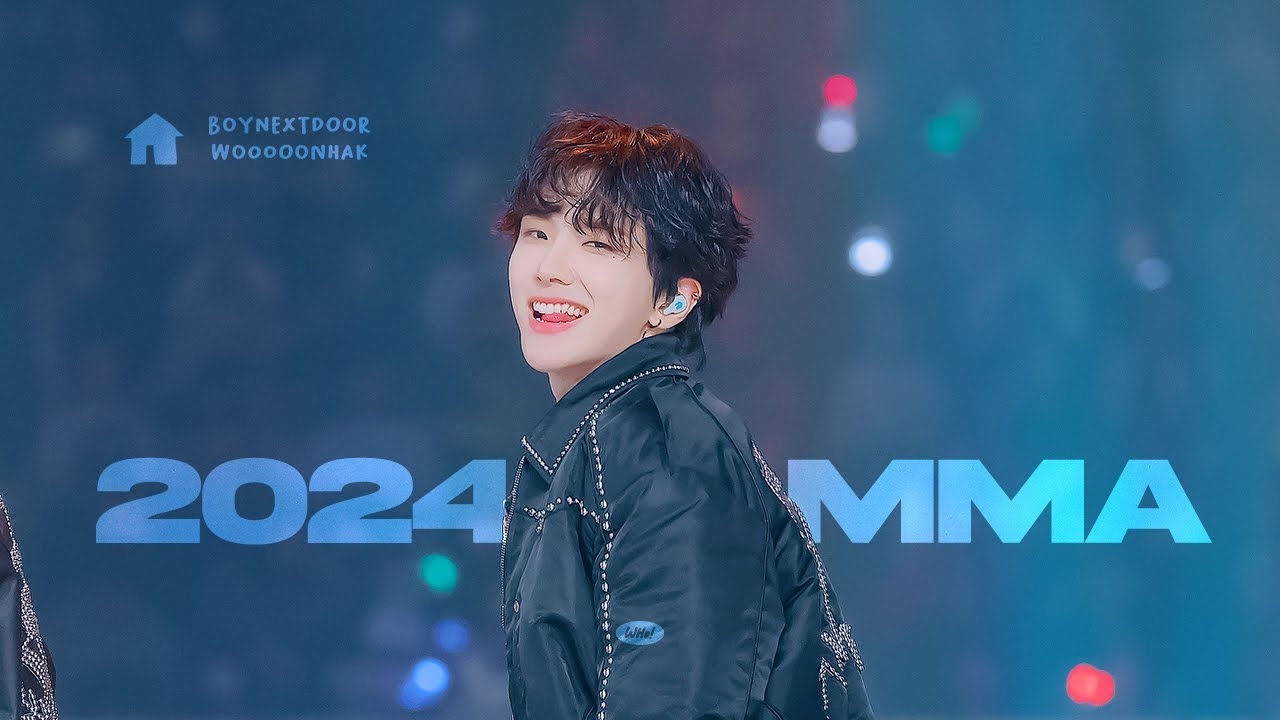 [4K] 241130 2024 MMA BOYNEXTDOOR '부모님관람불가 + Earth Wind & Fire' | 운학 직캠 WOONHAK Focus