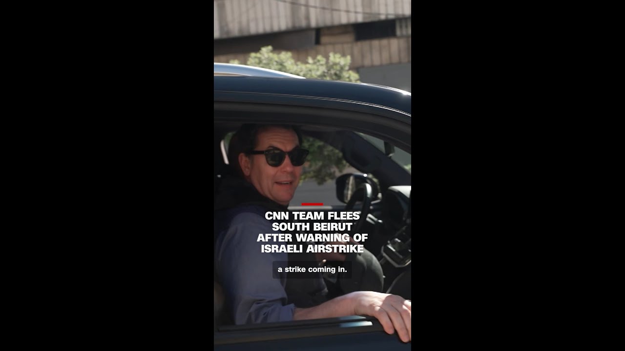 CNN team flees south Beirut after warning of Israeli airstrike