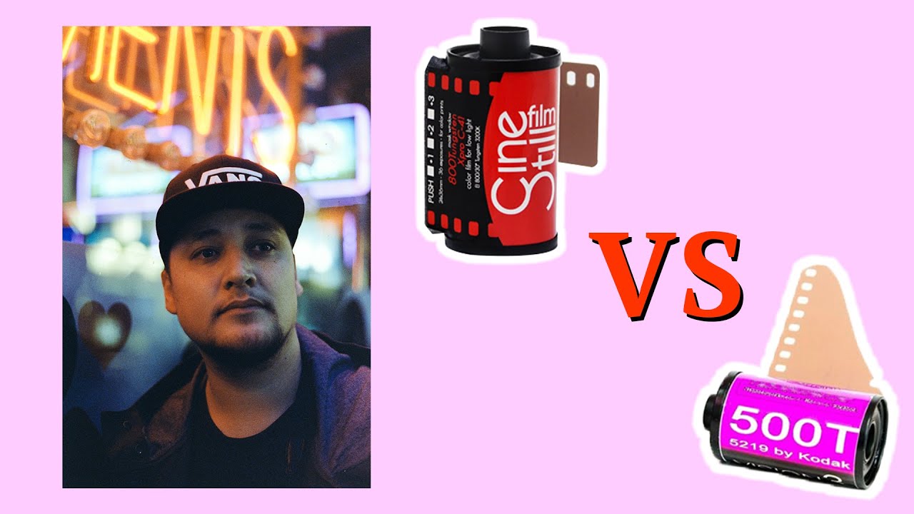 Vision3 500t vs Cinestill 800t ... EPIC FAIL (feat. @leoorlandogalang  and some darkroom printing)