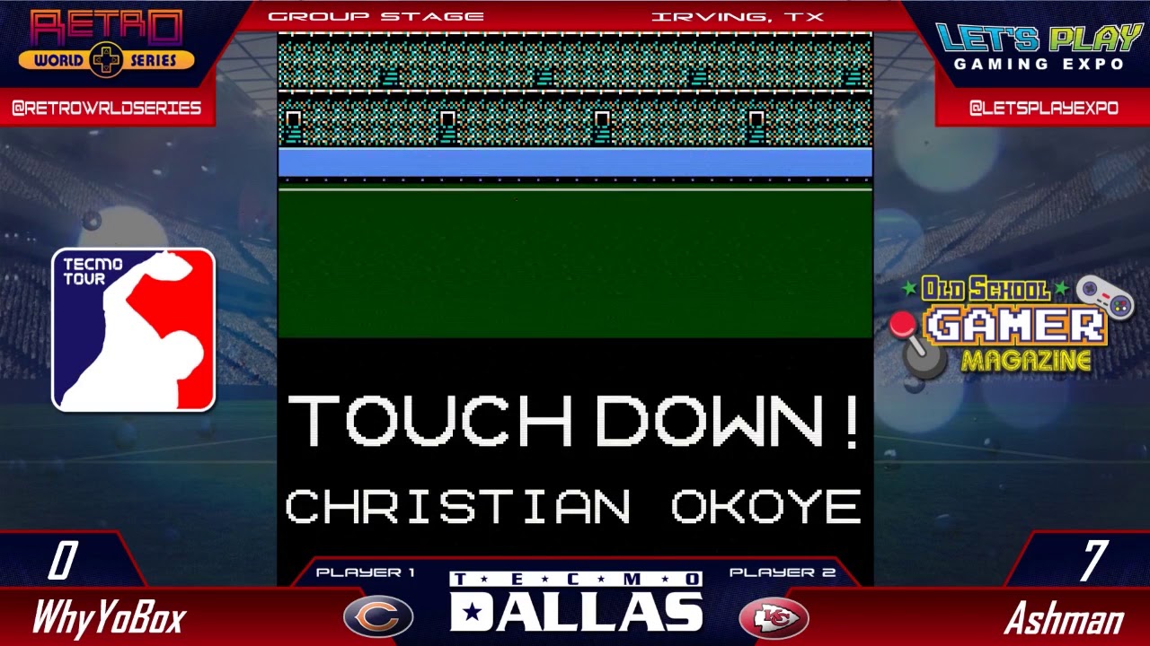 2018 Tecmo Dallas - Tecmo Super Bowl (NES) - Group Stage - WhyYoBox vs Ashman