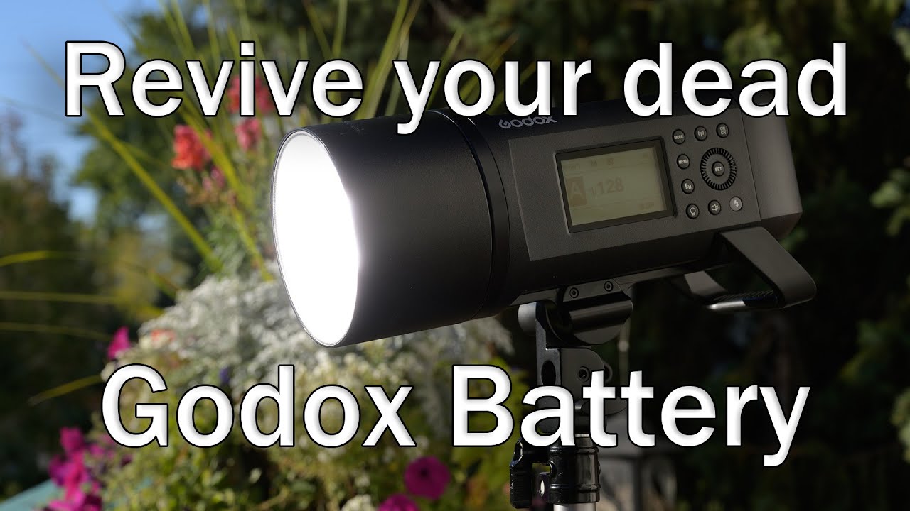 How to reset a dead Godox WB26 battery for the AD600 PRO