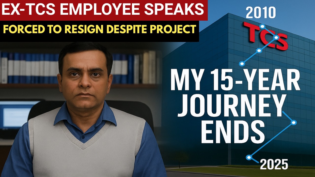EX-TCS EMPLOYEE SPEAKS OUT: FORCED TO RESIGN DESPITE HAVING A PROJECT | MY 15-YEAR JOURNEY ENDS