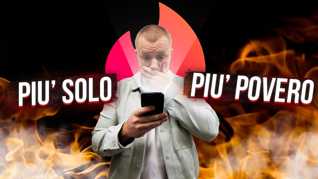 🔥ECONOMIA OSCURA DI TINDER: PIU' SOLI E PIU' POVERI