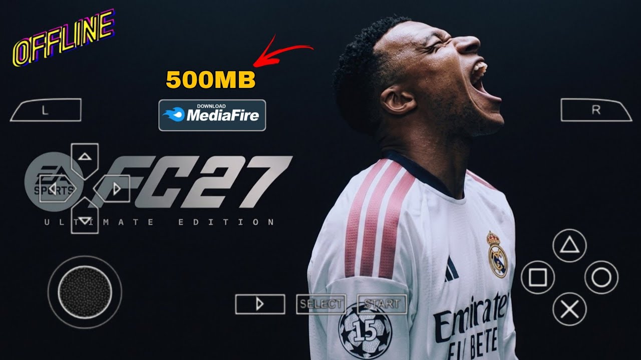 FC 27 BETA PPSSPP Android Offline 500MB Best Graphics New Update Transfert & Kits 2027