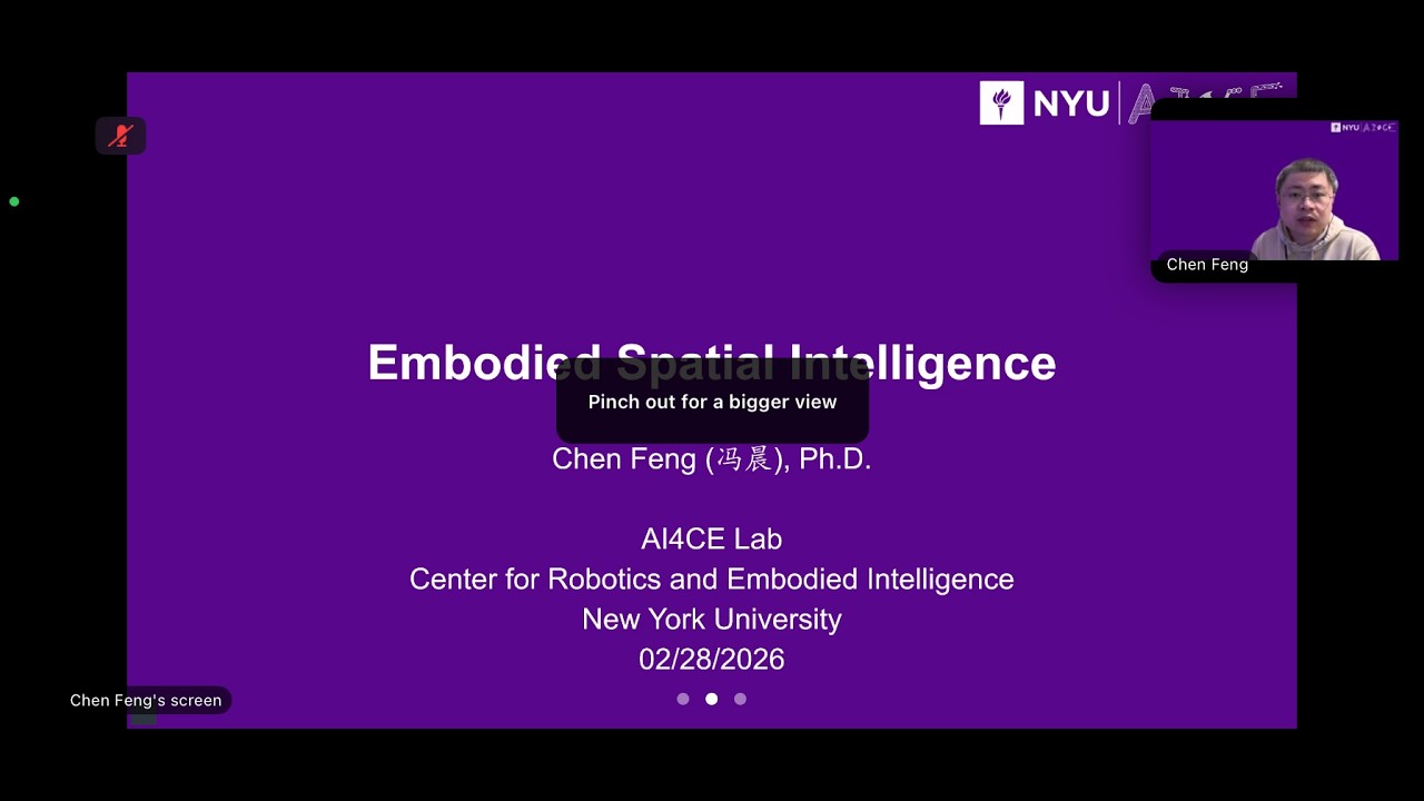 StuyGlides Guest Speaker Event with NYU Tandon Professor Chen Feng - recording
