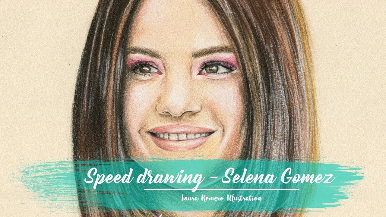 DRAWING SELENA GOMEZ  | LAURA ROMERO ILLUSTRATION