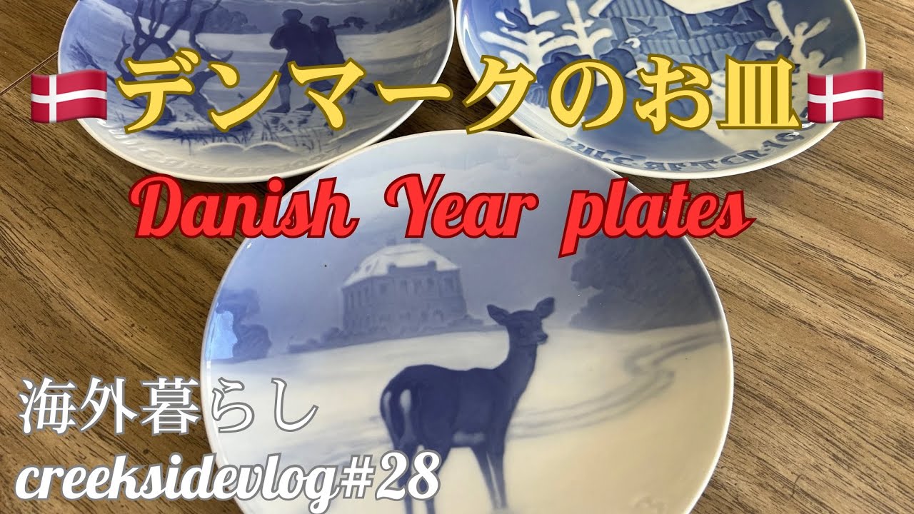 デンマークの骨董皿B＆Gと温かい手作りスープHandmadeSoup/  雪日の過ごし方Snow day