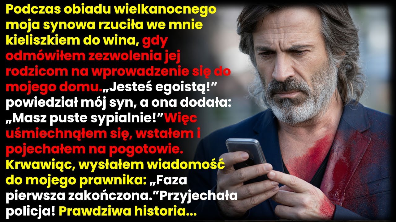 „Jesteś egoistą!” Rzuciła winem i wysłałem SMS do prawnika!