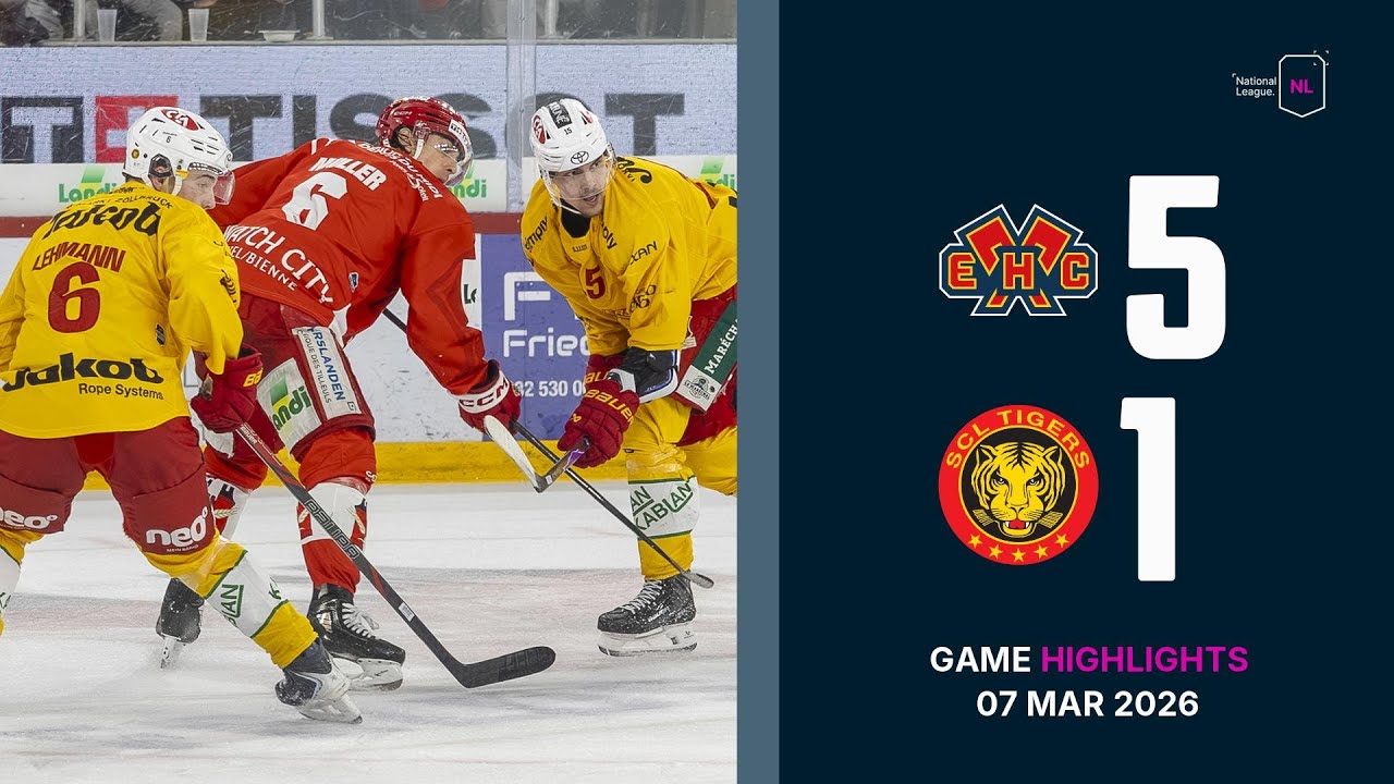 EHC Biel-Bienne vs SCL Tigers