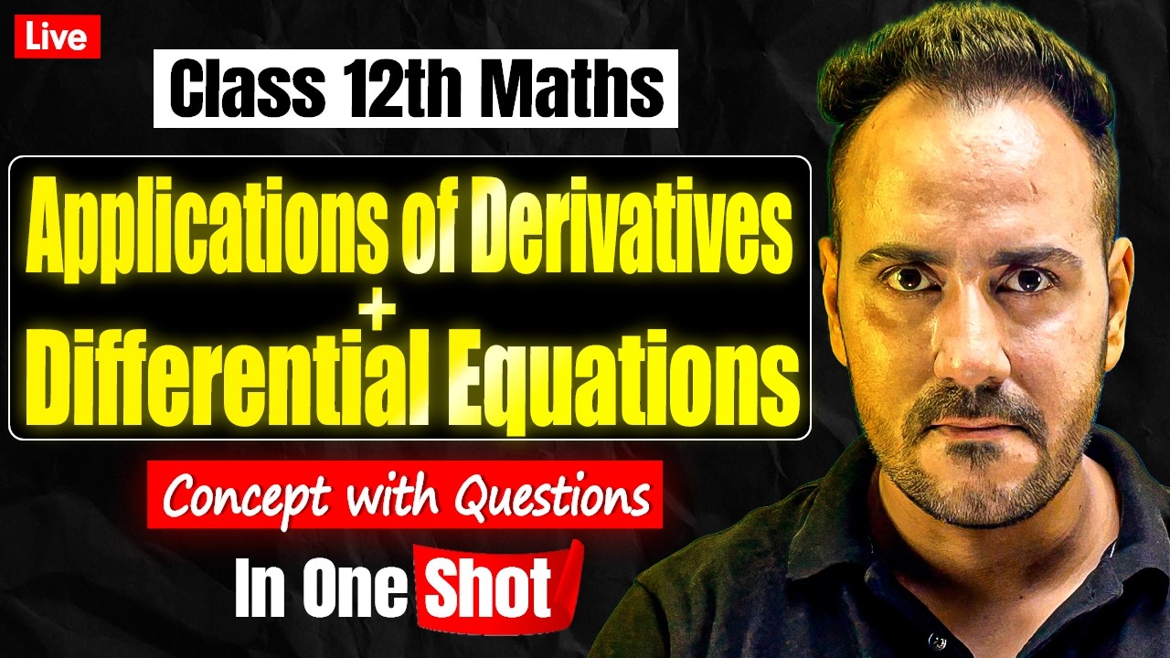 Class 12th Maths | Complete Revision Day 6 | Concept with Questions with Ushank Sir