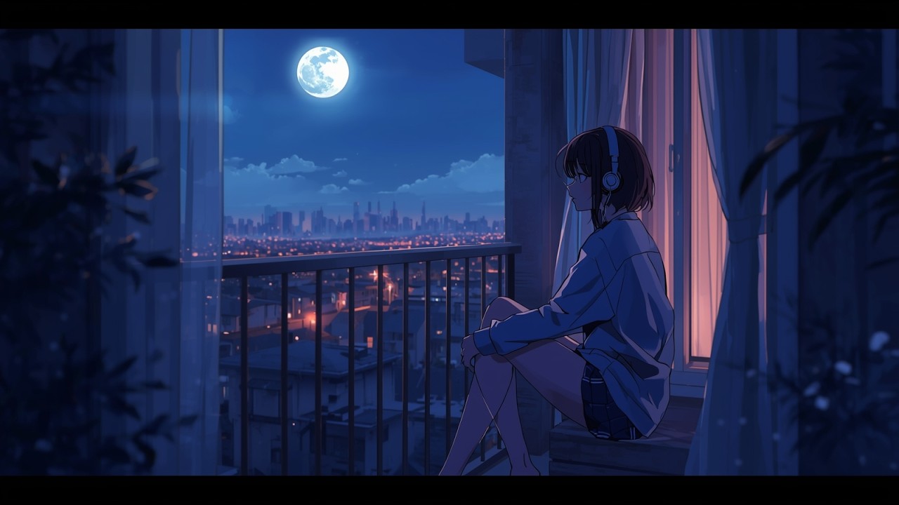 Midnight Balcony Lofi | Calm Beats to Study, Focus & Dream
