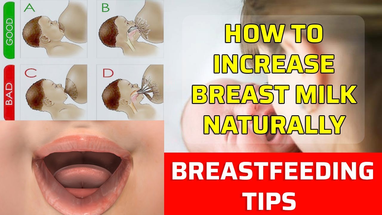 Breastfeeding Attachment | How To Increase Breast Milk Supply Naturally