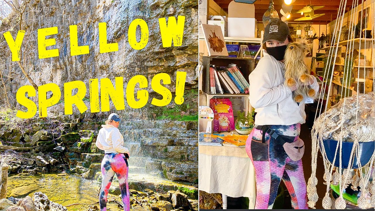 Exploring the FAMOUS Yellow Springs | Hiking The Trails and Walking Around Town