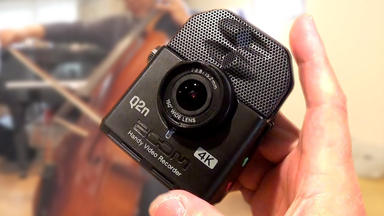 ZOOM Q2N-4K【実用レビュー】チェロのレッスンで比較！使い方解説