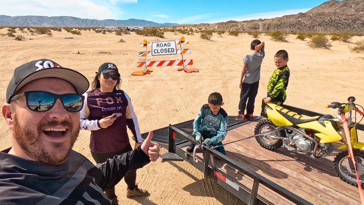 We got to the desert and this happened...