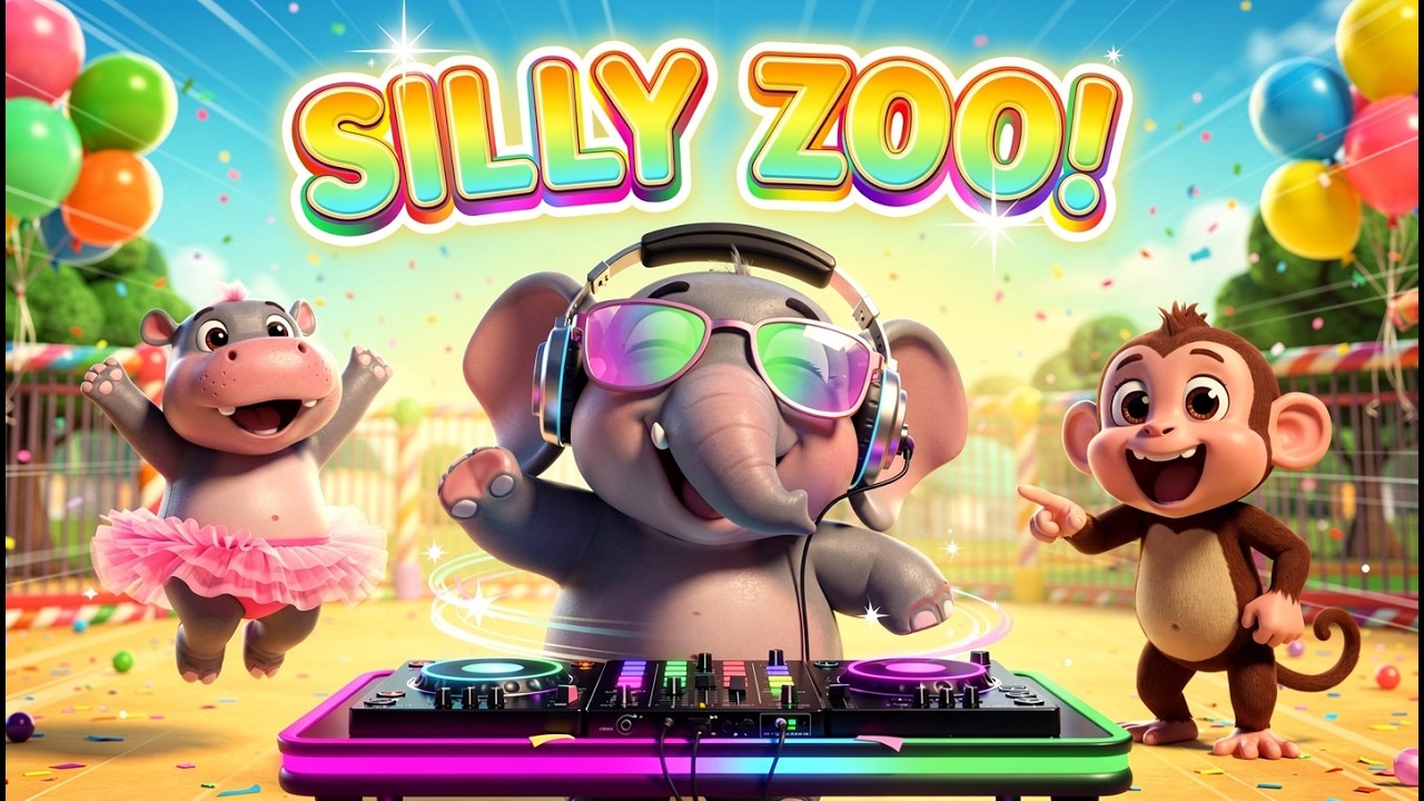 Hippo in a Tutu?! 🦛🩰 | Silly Zoo Dance