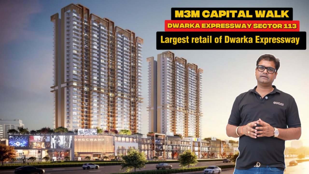 The largest retail of Dwarka Expressway M3M CAPITAL WALK 