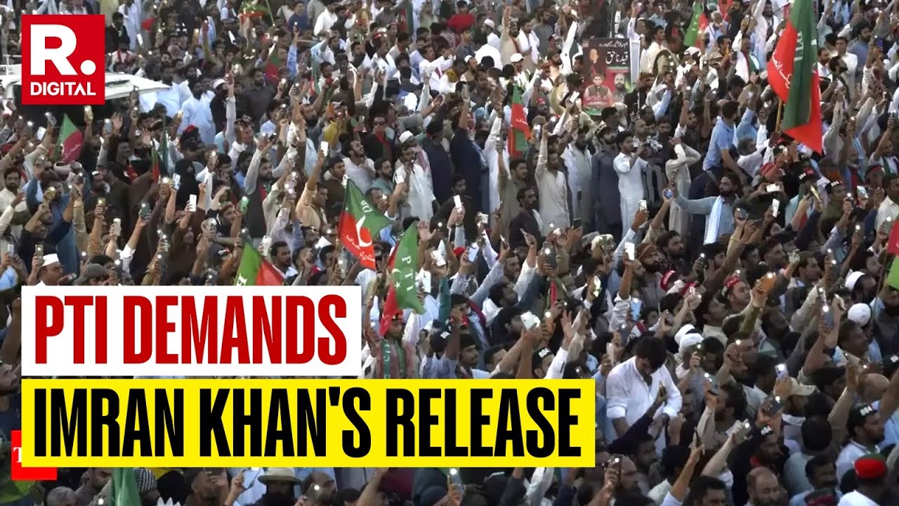Imran Khan's PTI Party Workers Clash With Police, Demand Their Leader's Release