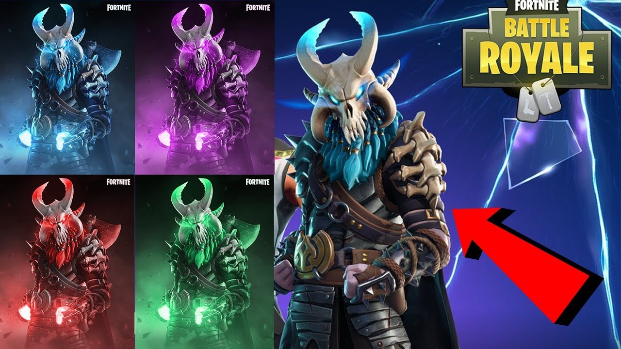 *NEW* FULLY UPGRADED RAGNAROK SKIN WITH LIGHTS! Fortnite Battle Royale TIER 100 SKIN UPDATE!