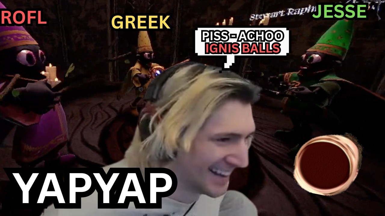 xQc speaks GIBBERISH to Jesse in YAPYAP