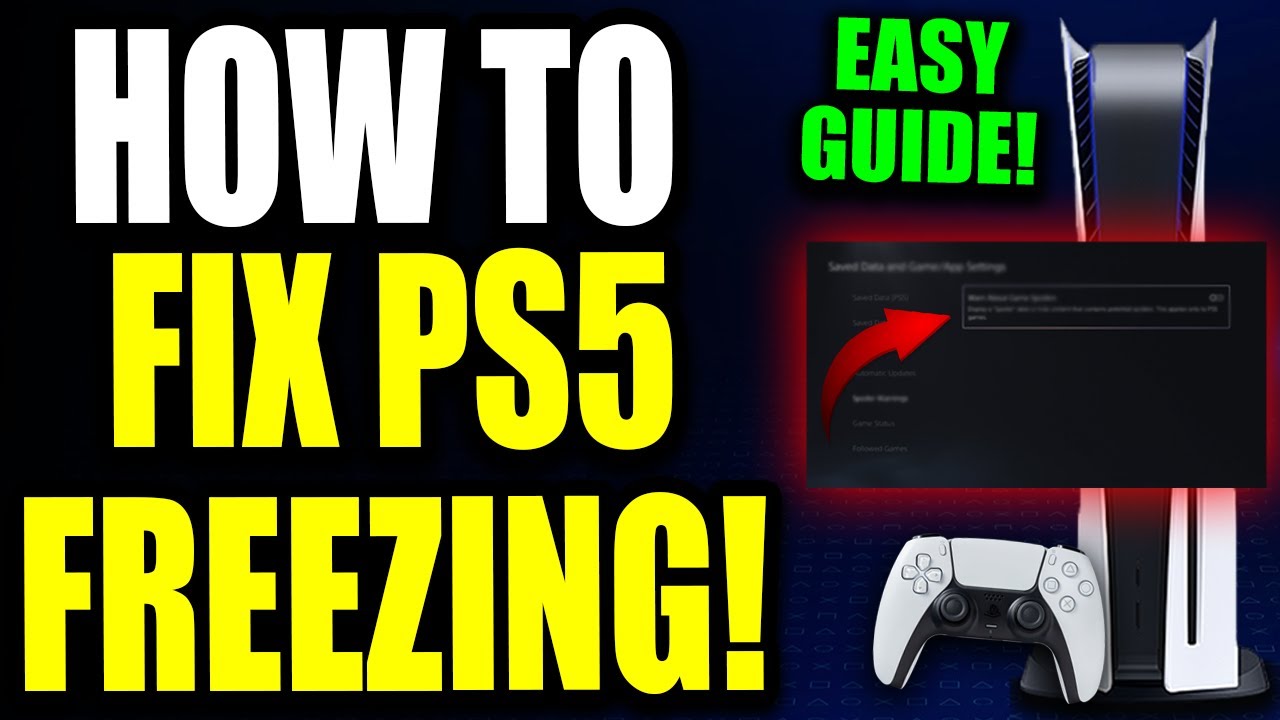 PS5 Freezing Up? Try THIS! How to Fix PS5 Freezing Mid Game or on Home Screen!