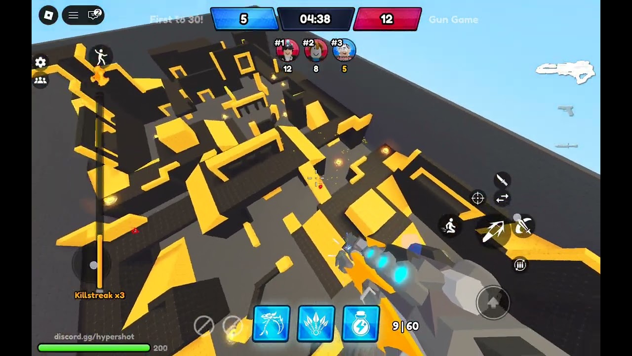 Me playing hypershot with quokki 