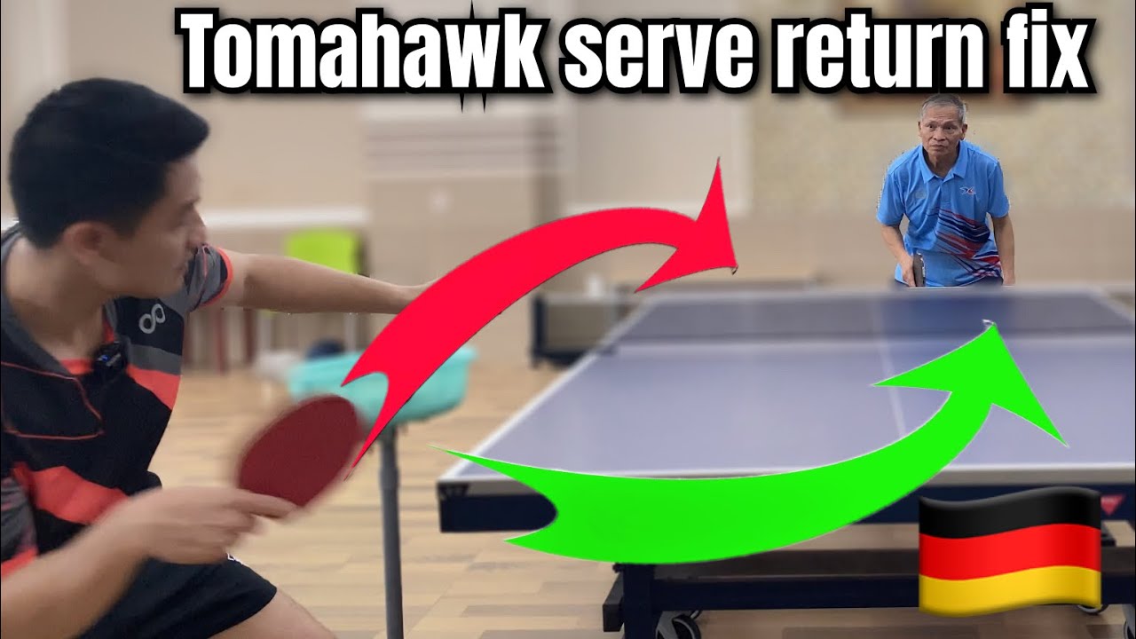 18 minutes know how to return tomahawk serve of German officials |  Ti Long guides & Fixes