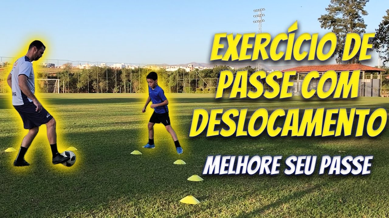 EXERCÍCIO DE PASSE COM DESLOCAMENTO - melhore seu passe