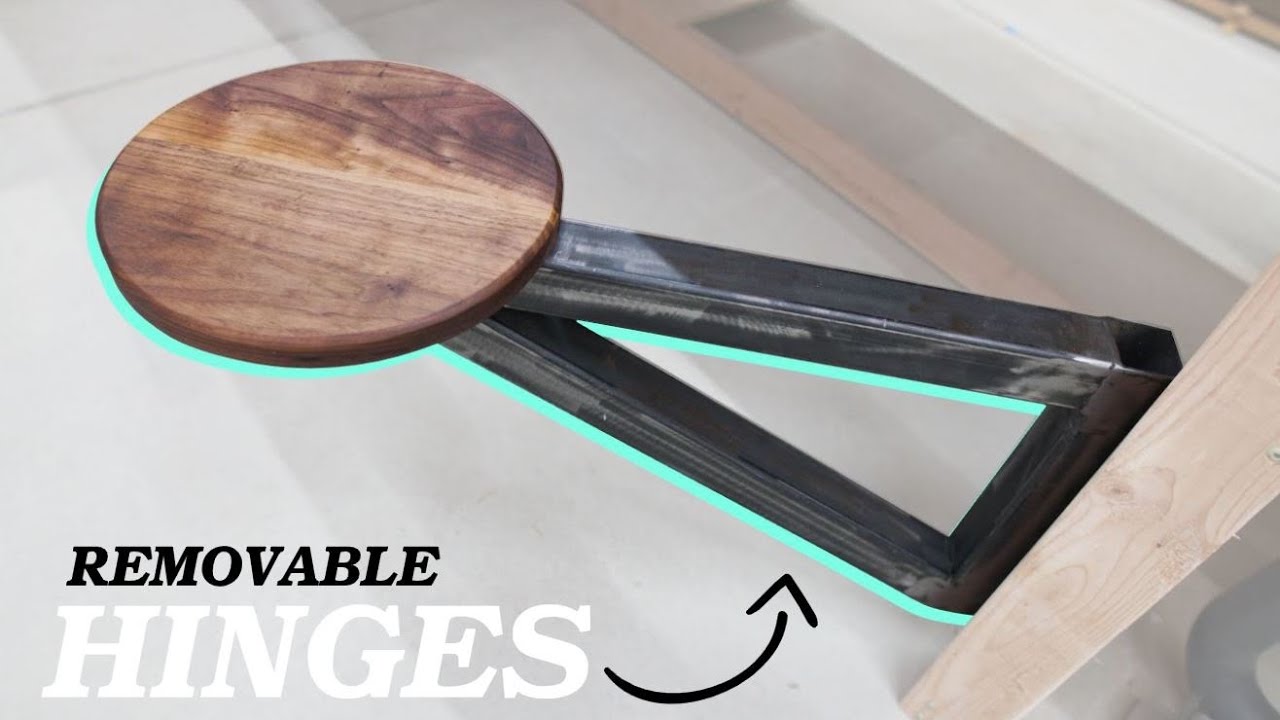 MAKING A SWING OUT STOOL FOR A WOODWORKING WORKBENCH