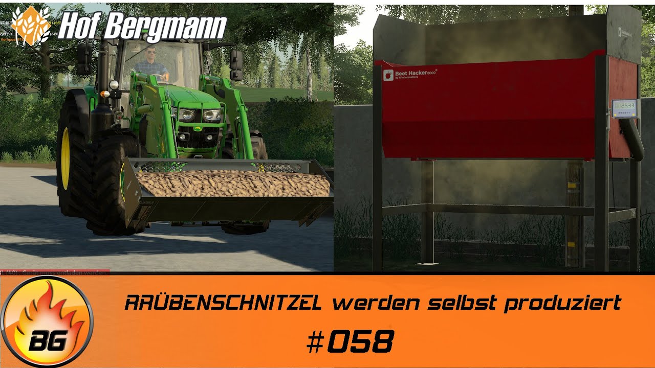 LS19 - Hof Bergmann 3 #058 | R&Uuml;BENSCHNITZEL werden selbst produziert | FS19 | Let's Play [HD]