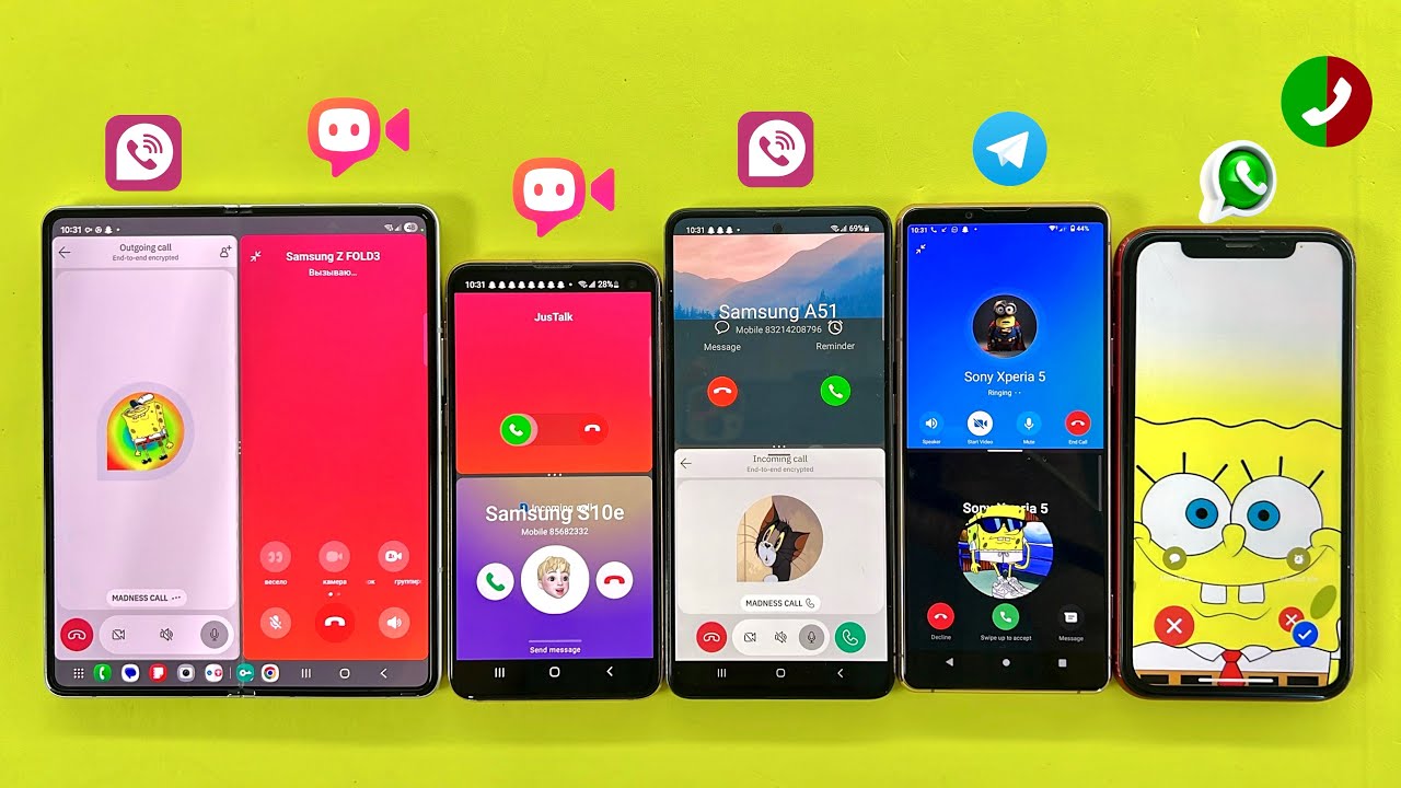 Madness Social Networking Incoming & Outgoing Calls JusTalk, TeleGuard, WhatsApp, Telegram+FAKE Call