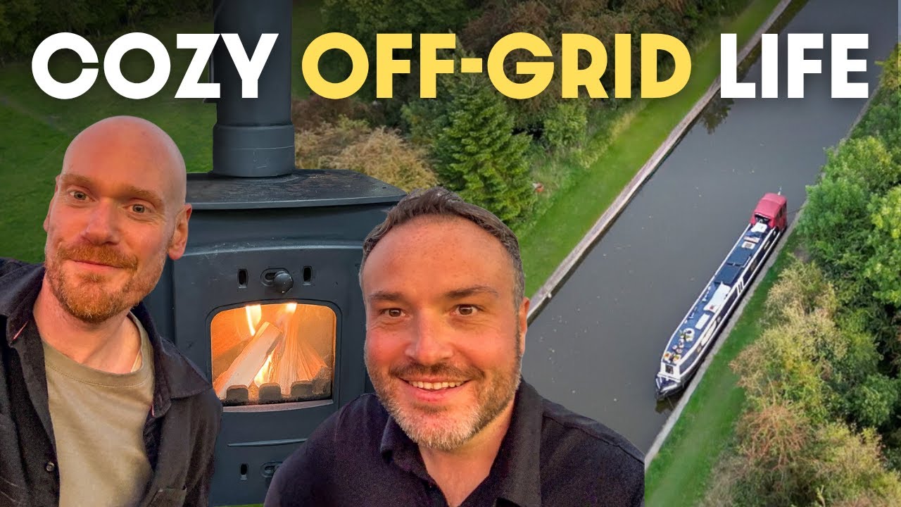 Cozy Off-Grid Narrowboat Life | Slow Living on the Shroppie (Shropshire Union Canal)