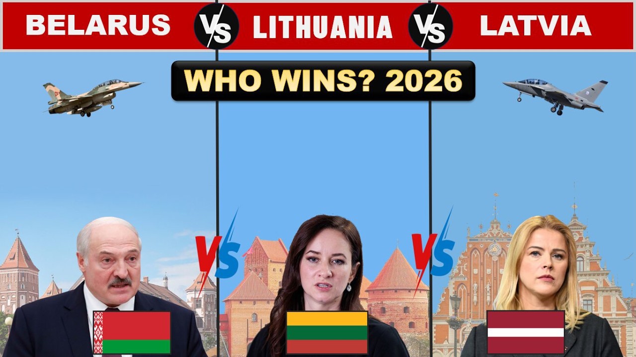 Belarus vs Lithuania vs Latvia 2026: Military Power Comparison