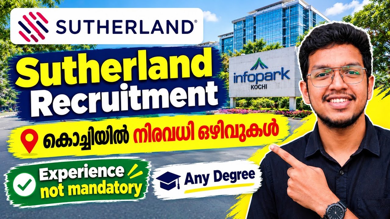 Sutherland Kochi Hiring | Sutherland Kochi Job Vacancy 2026 | JobHunter